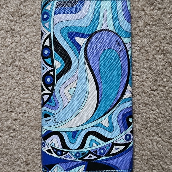 Emilio Pucci Stylish Blue and Purple Women's Wallet - Picture 2 of 5